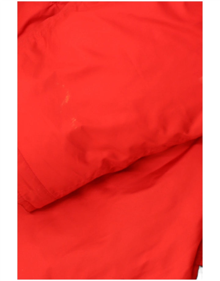 RALPH LAUREN Damen Parka mit Kapuze, UK 14, mittelrot, Winter