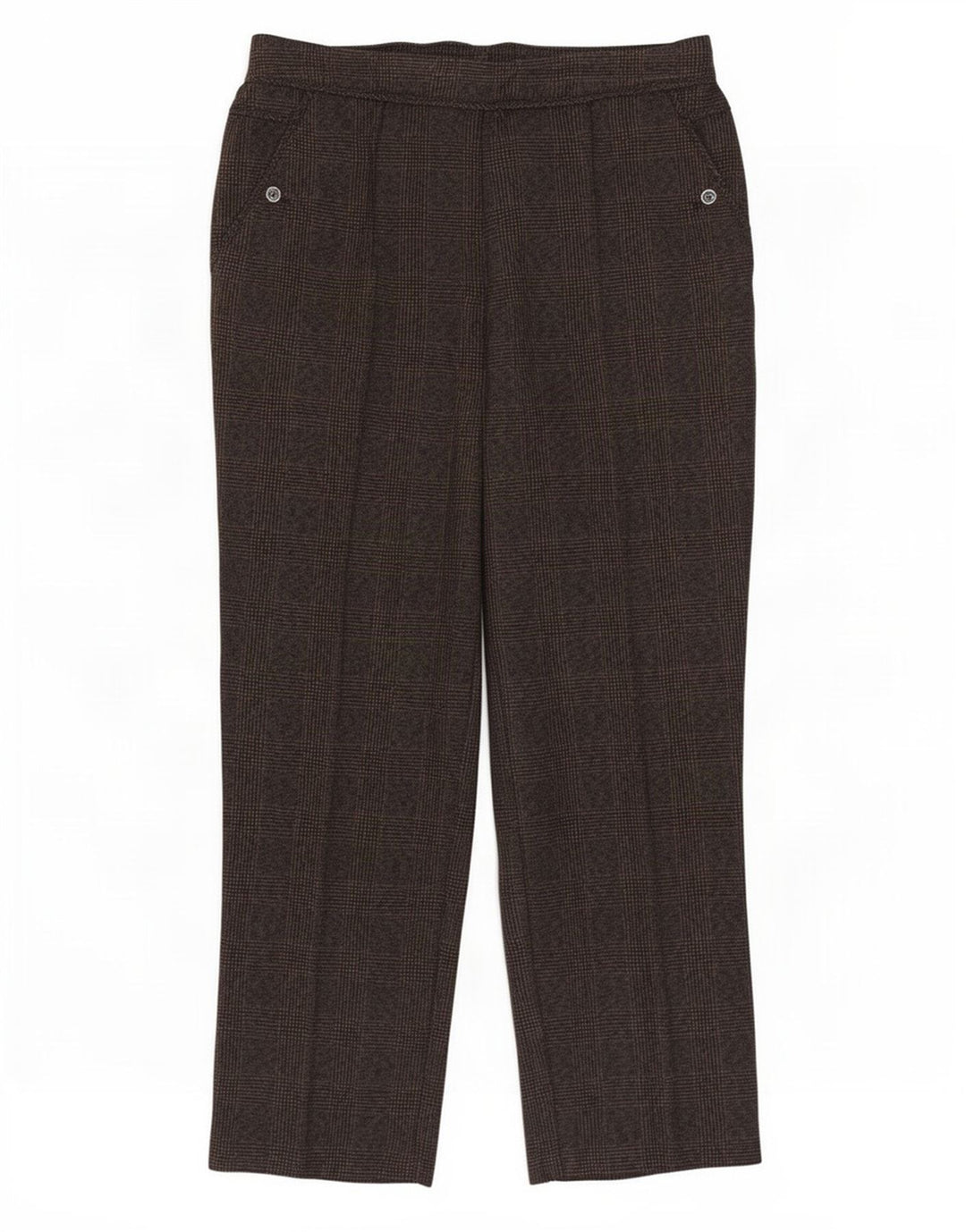 Marks & Spencer Damen Freizeithose UK 12 Medium W30 L27 Braun