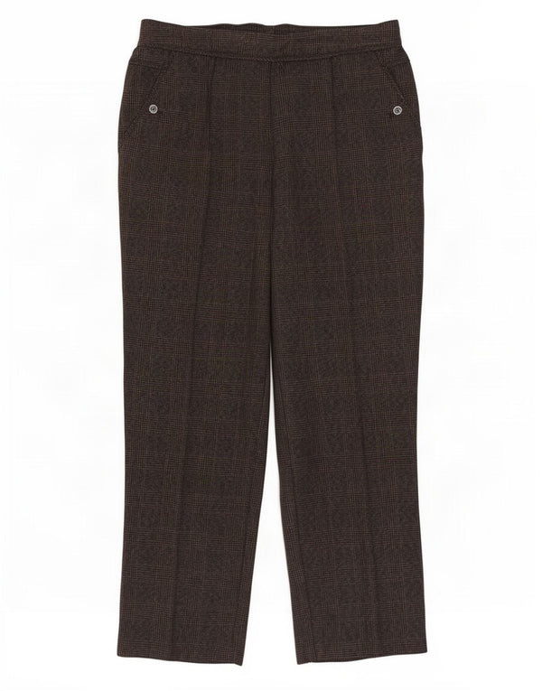 Marks & Spencer Damen Freizeithose UK 12 Medium W30 L27 Braun