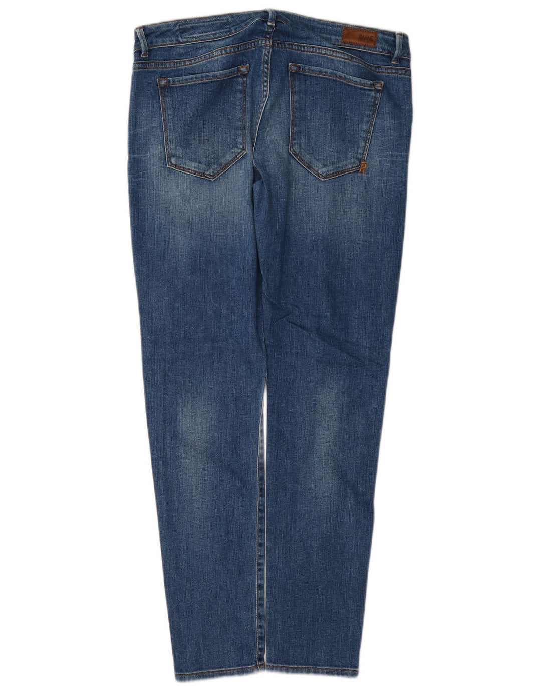Rifle Damen Distressed Skinny Jeans W31 L29 Blau