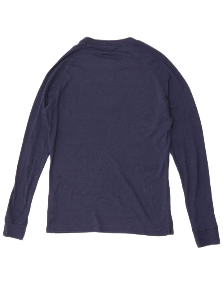 Mountain Warehouse Damen-Oberteil, langärmlig, UK 14, Größe L, Marineblau, Polyester