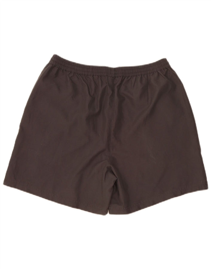 Fila Herren-Sportshorts mit Grafik, groß, graues Farbblock-Polyester