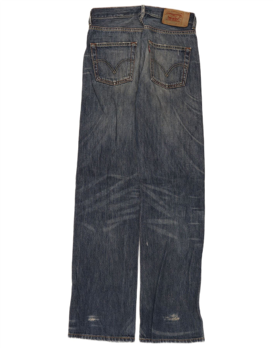 Levi's Herren Distressed Jeans mit weitem Bein, W29 L34, blaue Baumwolle