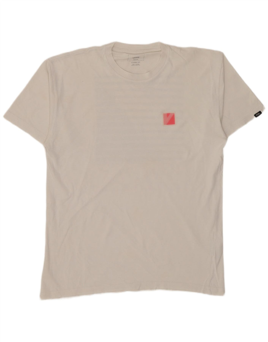 Vans Herren-T-Shirt mit klassischer Passform und Grafik, mittelweiße Baumwolle