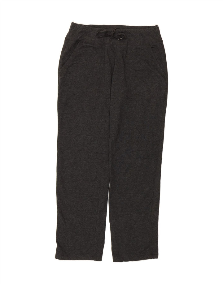 EDDIE BAUER Womens Tracksuit Trousers UK 12 Medium  Grey Cotton Vintage Eddie Bauer and Second-Hand Eddie Bauer from Messina Hembry 