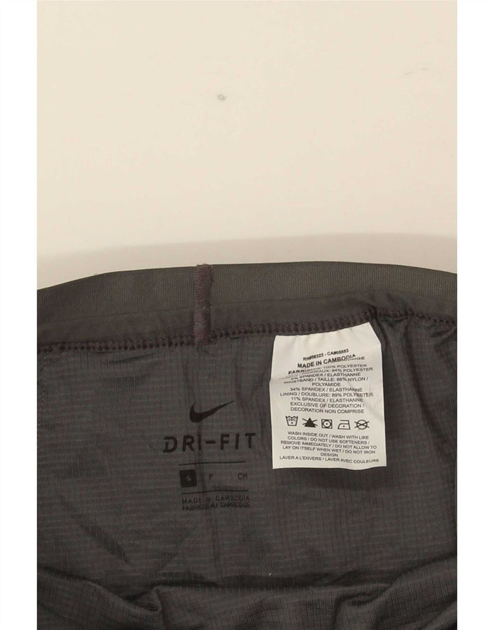 Nike Damen Dri Fit Sport Shorts UK 10 Small Grau Polyester