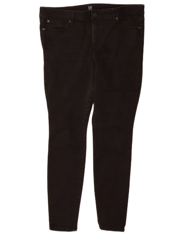 Gap Damen-Leggings mit normaler Passform, Röhrenjeans, W33, L29, Schwarz