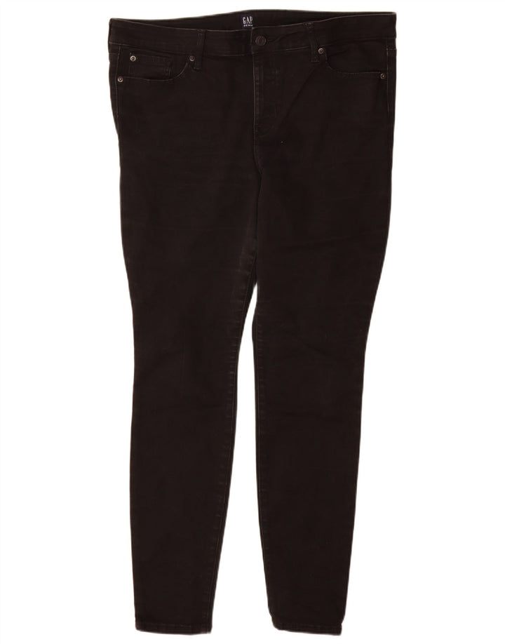 Gap Damen-Leggings mit normaler Passform, Röhrenjeans, W33, L29, Schwarz
