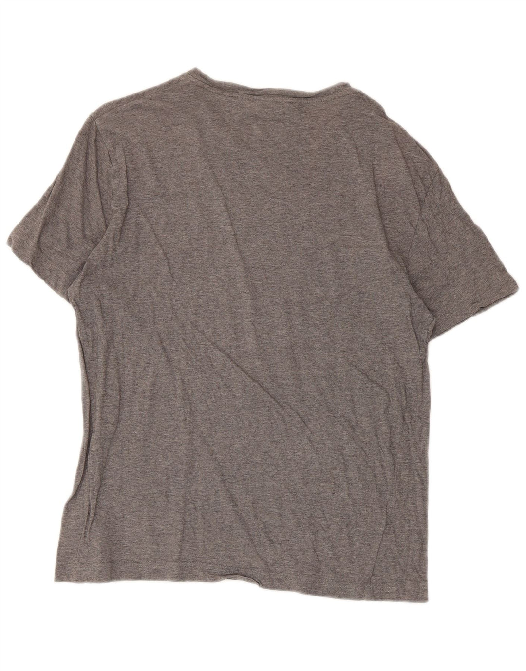 Calvin Klein Herren T-Shirt Top Large Grau Baumwolle