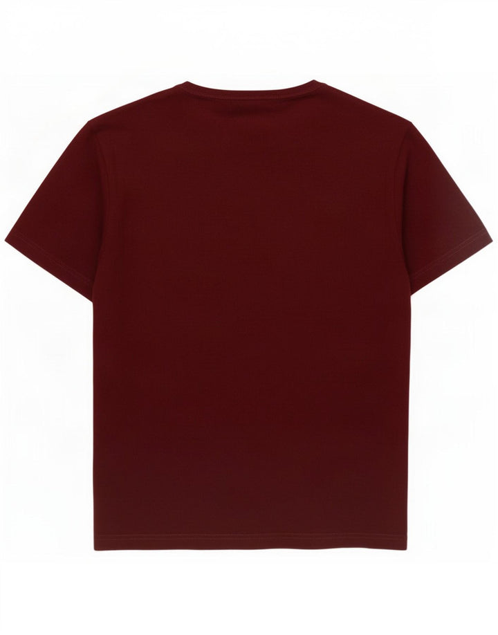 Penguin Herren-T-Shirt aus Baumwolle, Größe S, Burgunderrot