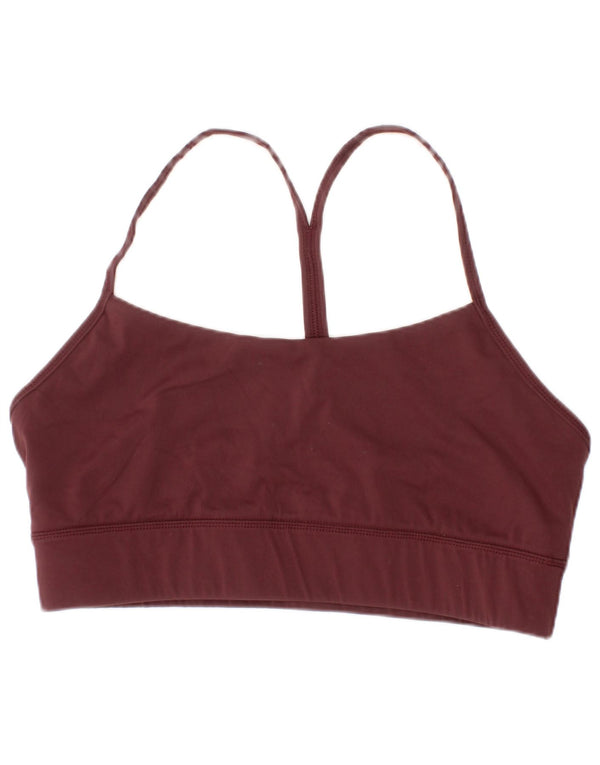 Lululemon Damen Sport-BH-Oberteil, groß, Burgunderrot, Sport