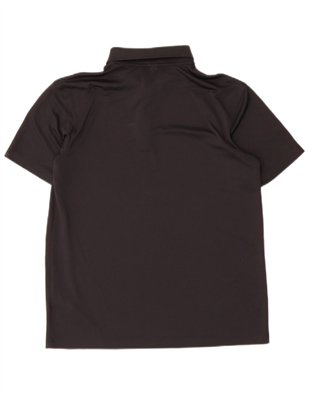 Nike Herren-Poloshirt mit Grafik, mittelgroß, schwarzes Polyester