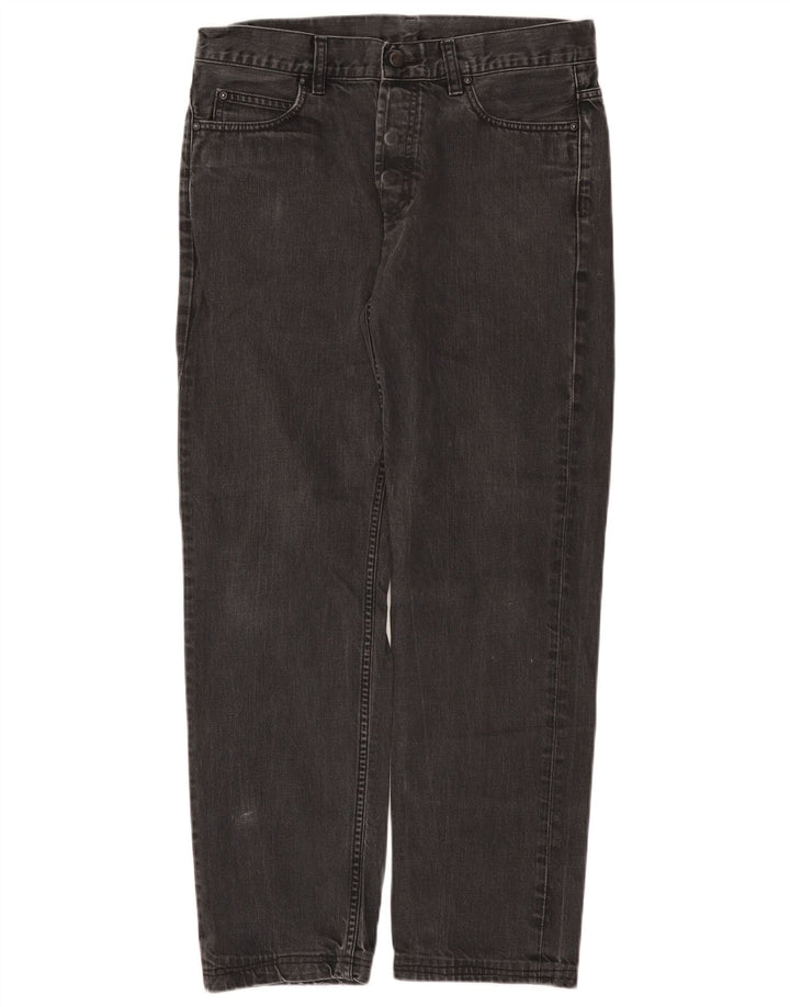 Carhartt Herren Straight Jeans W31 L28 Graue Baumwolle