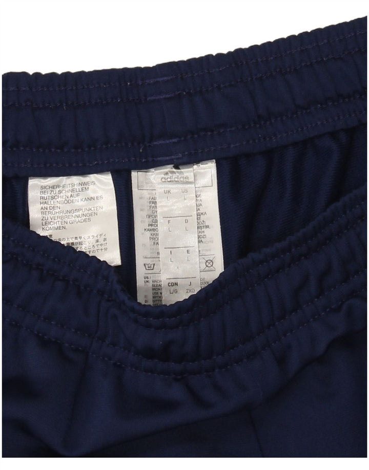 Adidas Herren-Trainingshose, Jogginghose, groß, marineblau, Polyester