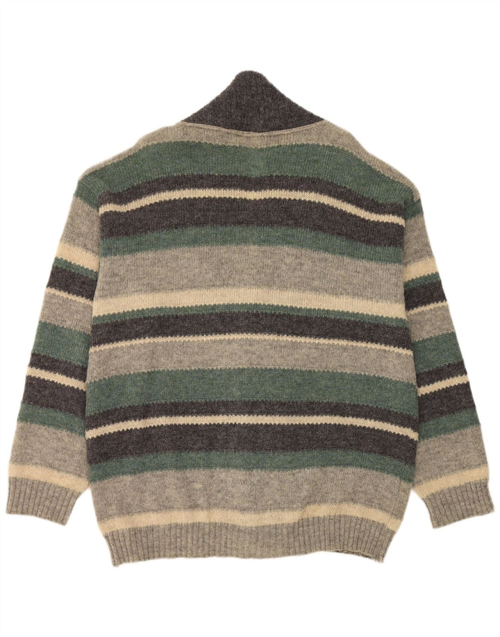 Trussardi Herren Strickjacke XL Mehrfarbig gestreift