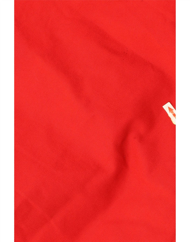 RICHLU Herren Cruz Wattierte Jacke mit Kapuze, UK 40, Größe L, Rot, Colourblock-Baumwolle