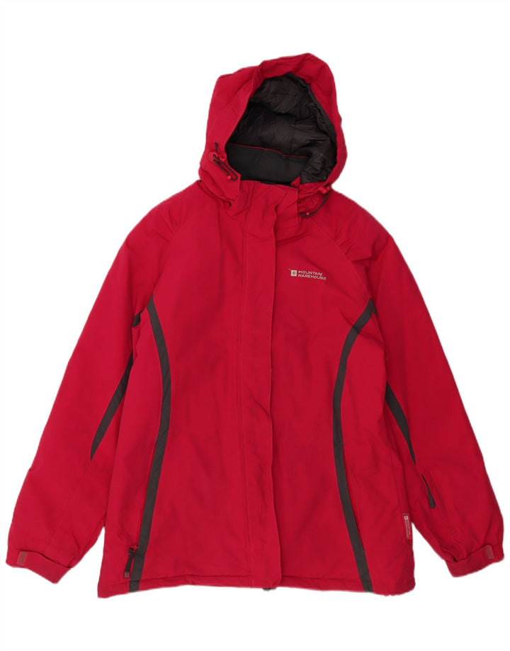MOUNTAIN WAREHOUSE Damen Windjacke UK 14 Large Rot Colourblock