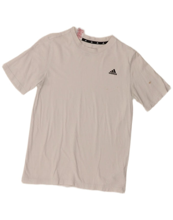 Adidas T-Shirt für Jungen, 13–14 Jahre, weiße Baumwolle