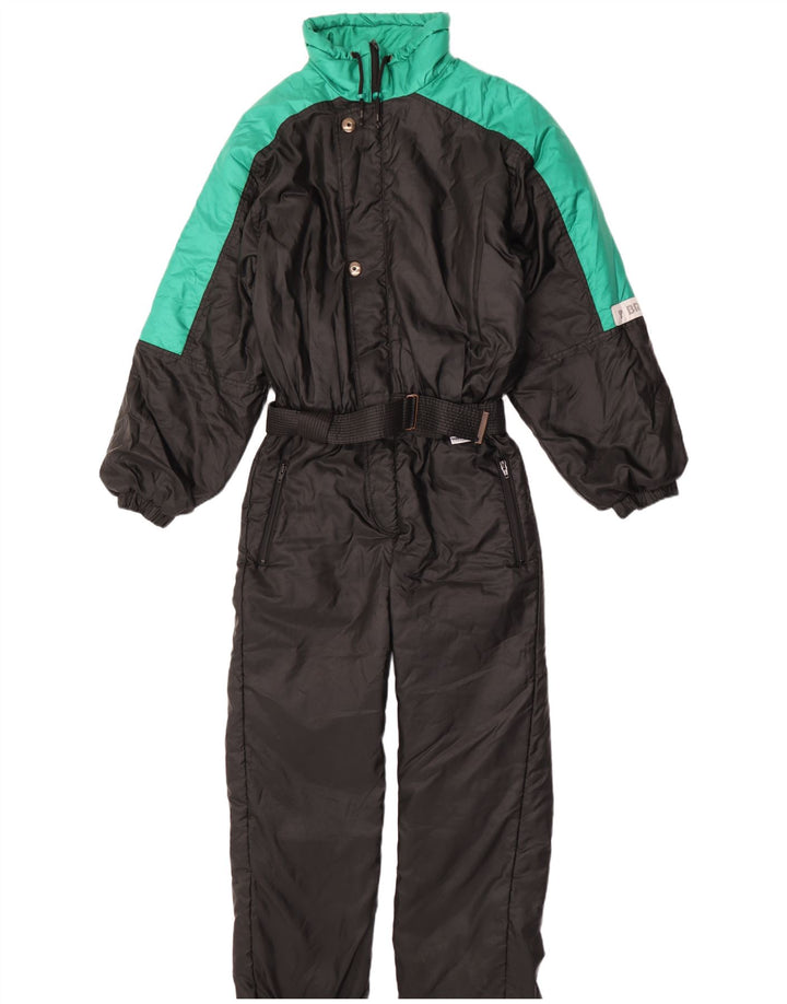 Brugi Herren-Skioverall UK 38 Mittelschwarzes Colourblock-Polyamid