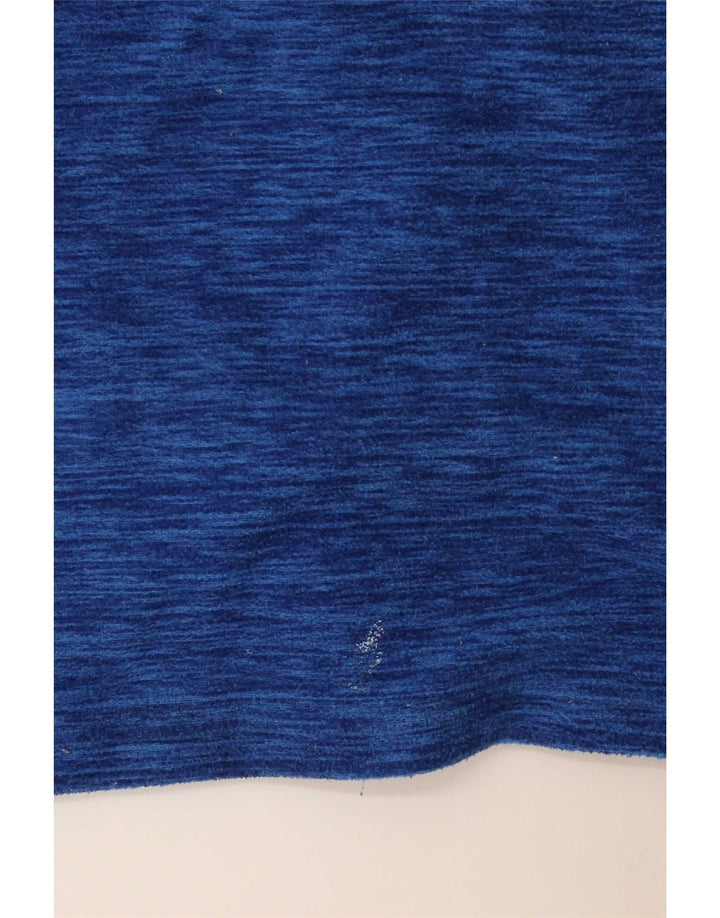 Mountain Warehouse Herren-Fleecepullover mit Reißverschluss am Kragen, mittelgroß, Marineblau meliert