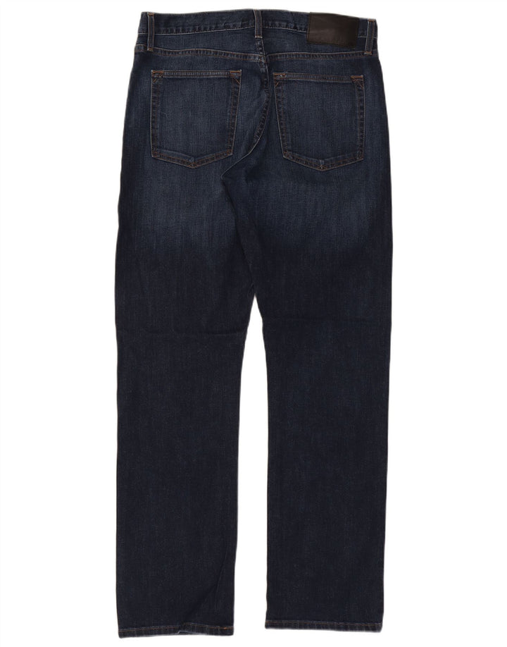 Eddie Bauer Herren Straight Jeans W34 L32 Blaue Baumwolle