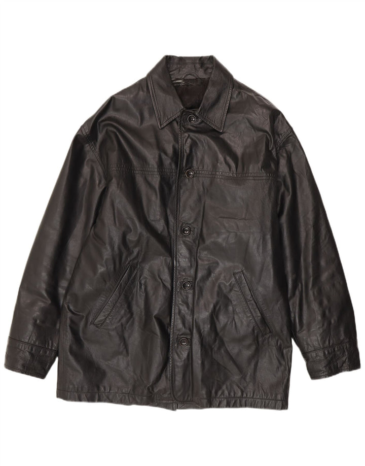 Classics Herren Lederjacke UK 40 Large Schwarz