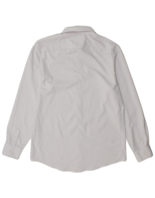 Zara Herren-Hemd, groß, aus weißem Polyester