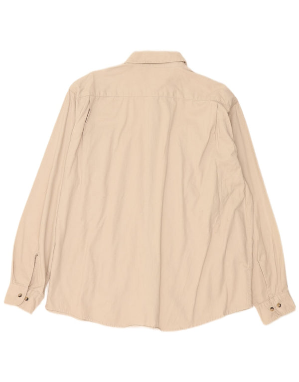 Wrangler Herrenhemd XL Beige Baumwolle