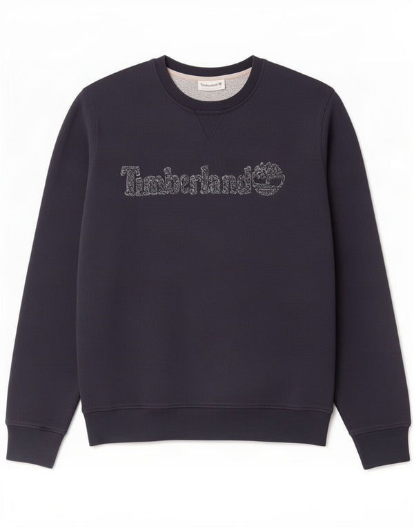 Timberland Herren-Sweatshirt mit Grafik, groß, marineblau, Baumwolle