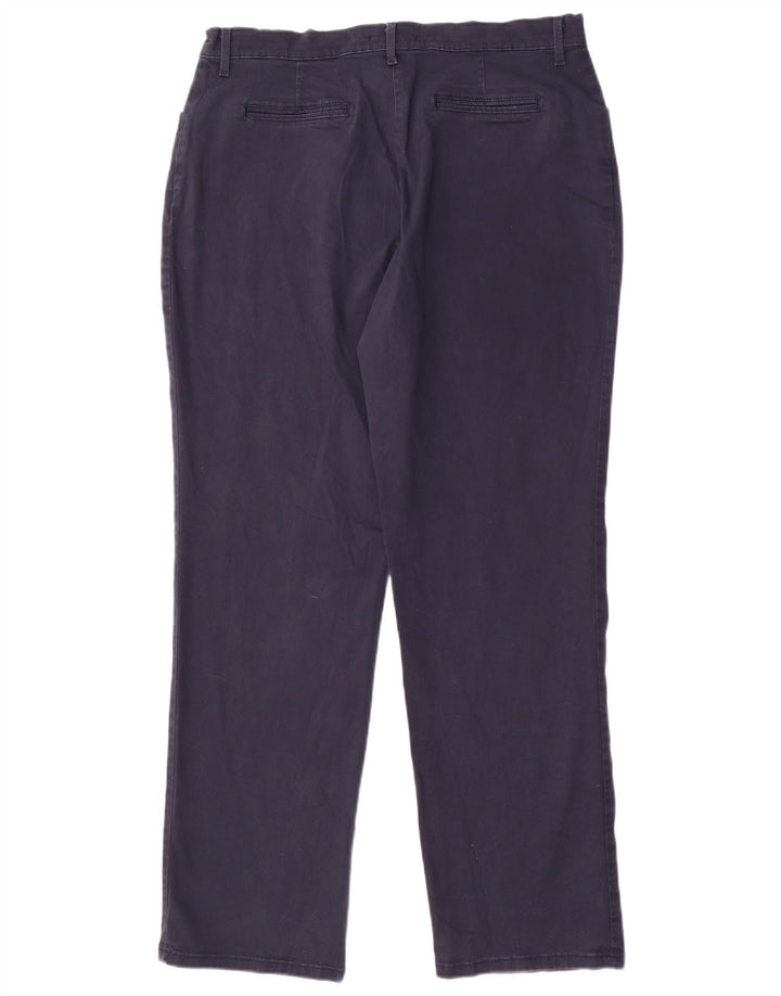Lee Damen-Hose mit gerader, entspannter Passform, US 14, XL, W34, L31, Marineblau, Baumwolle