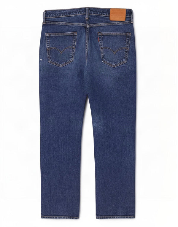 Levi's Herren 514 Straight Jeans W33 L30 Blaue Baumwolle