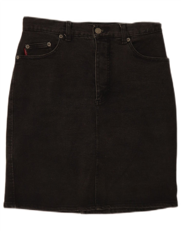 CARRERA Damen Jeansrock W28 Mittelschwarze Baumwolle