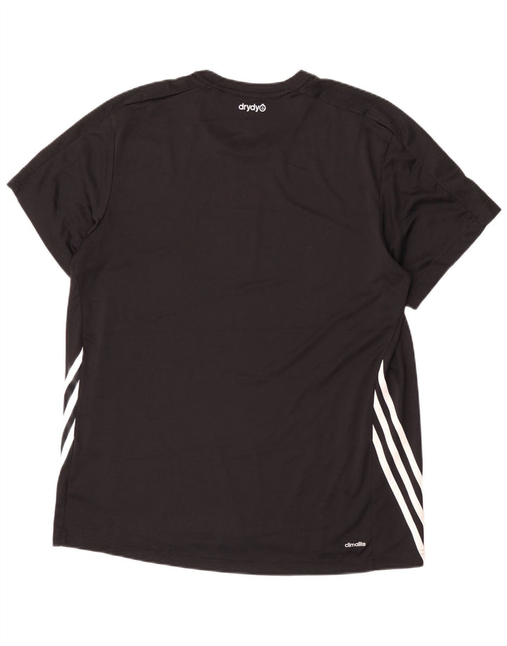 Adidas Herren Climalite T-Shirt Top XL Schwarz Polyester