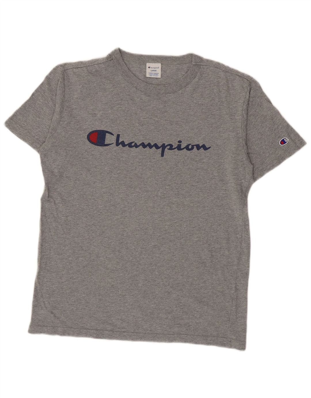 Champion Herren-T-Shirt mit Grafik, groß, grau gefleckt