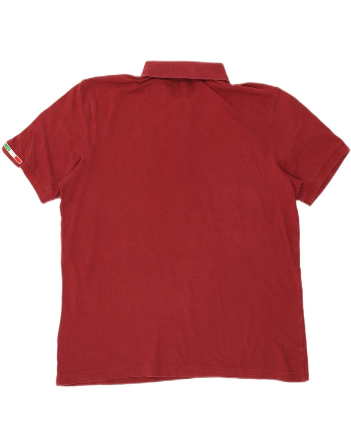 Kappa Herren Poloshirt XL Burgund