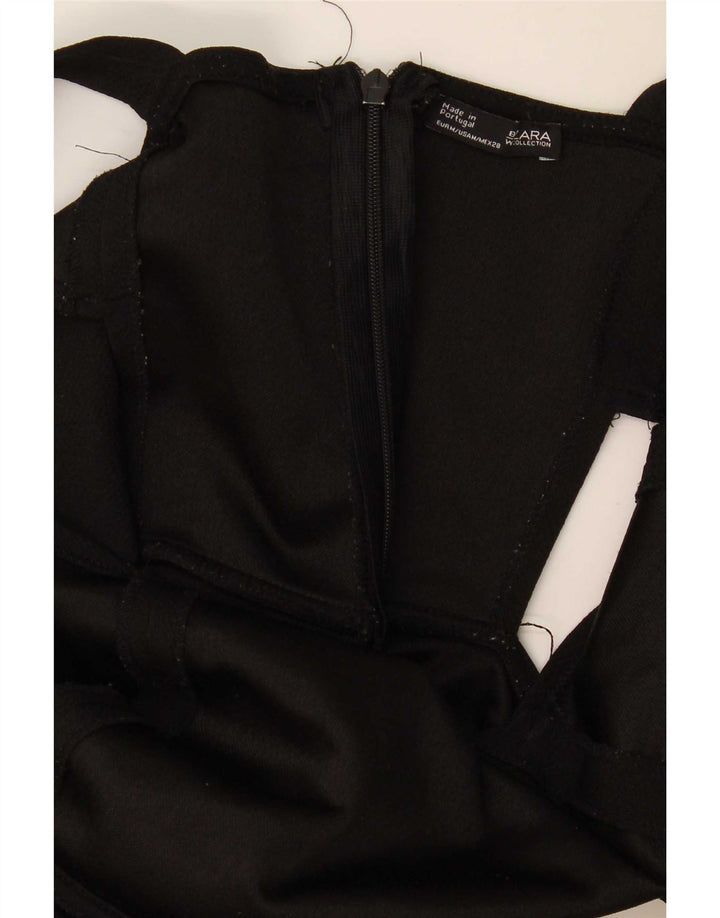 Ärmelloser Damen-Jumpsuit von Zara, Gr. 12, mittelschwarz