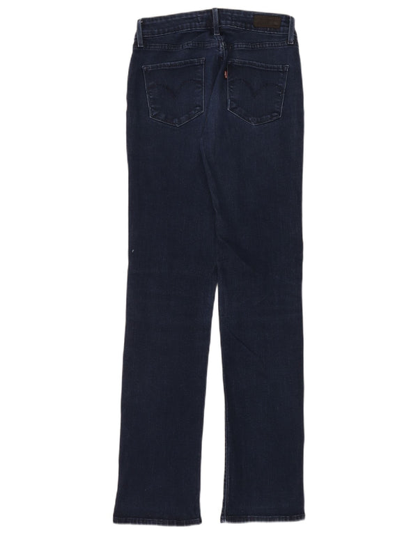 Levi's Damen Demi Curve Straight Jeans US 0 XS W25 L32 Marineblau