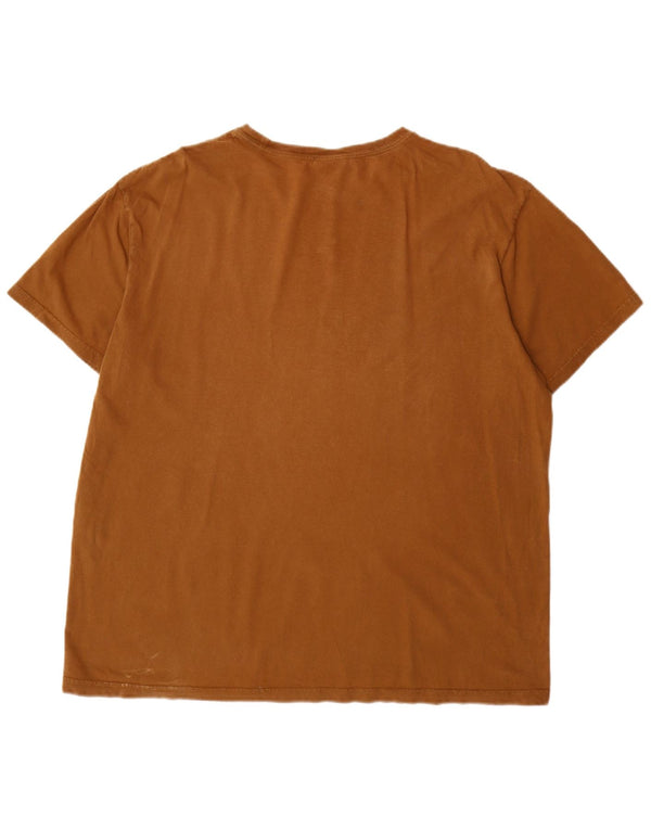 Polo Ralph Lauren Herren T-Shirt Top Large Beige Baumwolle
