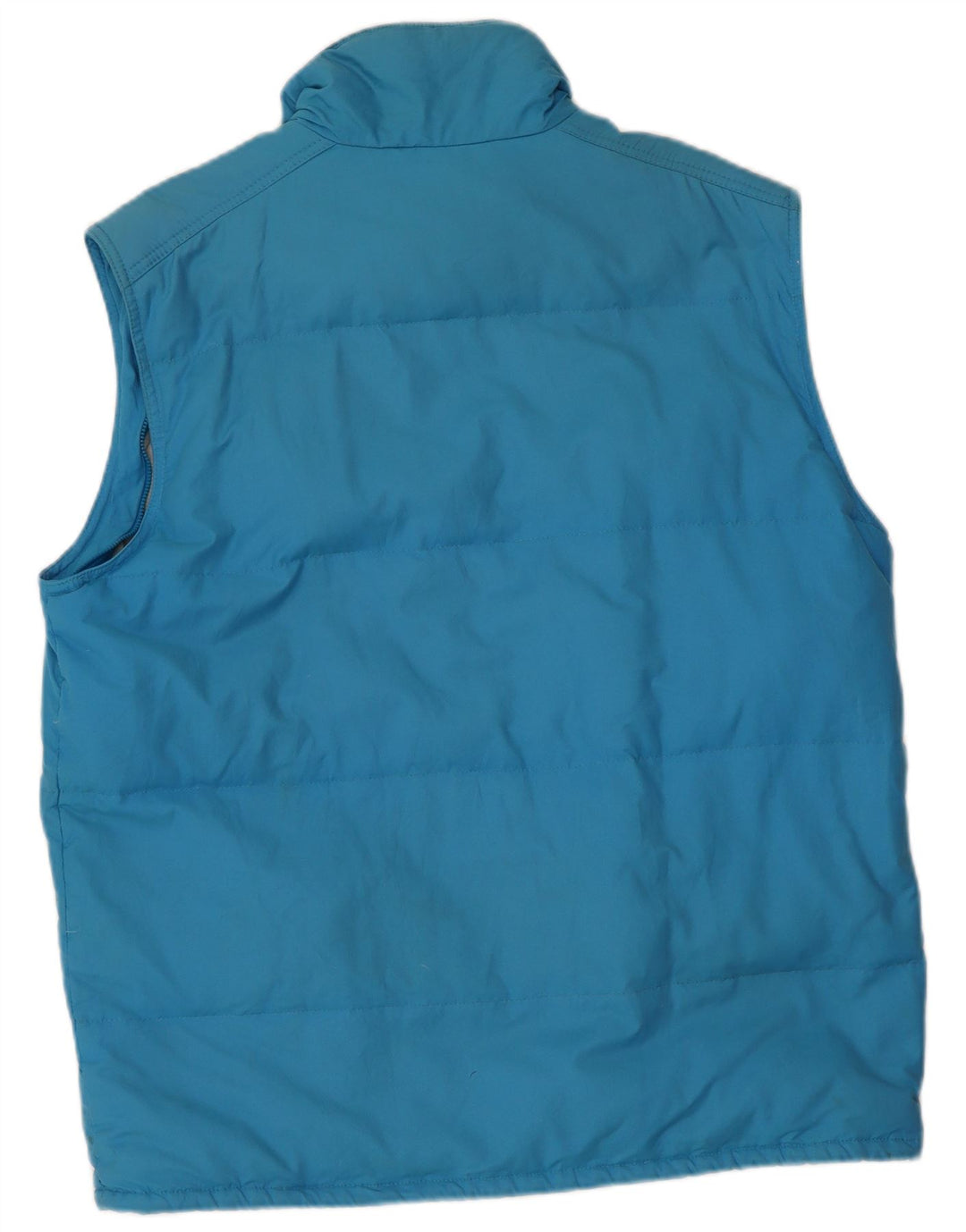 Sergio Tacchini Herren Wattierte Weste IT 48 Mittelblaue Baumwolle