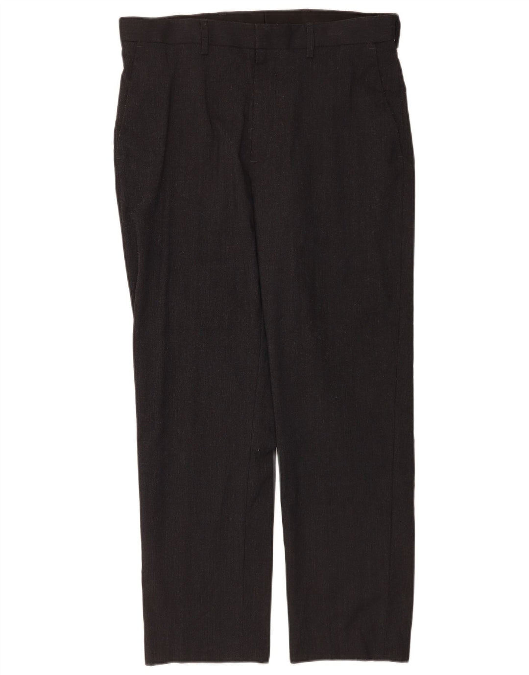 Gerade Herren-Chinohose von Marks & Spencer, W32, L29, Grau meliert