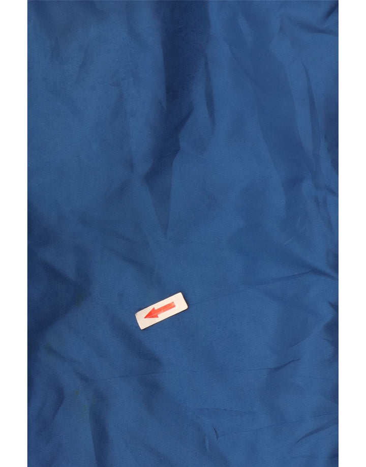 Fila Herren-Skioverall mit Kapuze, IT 48, mittelblaues Farbblock-Polyester