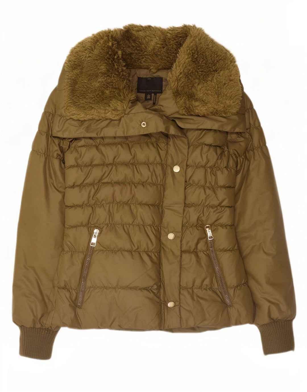 Buffalo Wattierte Damenjacke UK 12 Medium Khaki Polyester