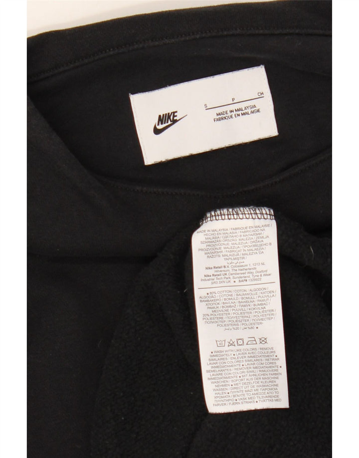 NIKE Damen-Sweatshirt mit 3/4-Ärmeln, übergroß, Gr. 10, Schwarz