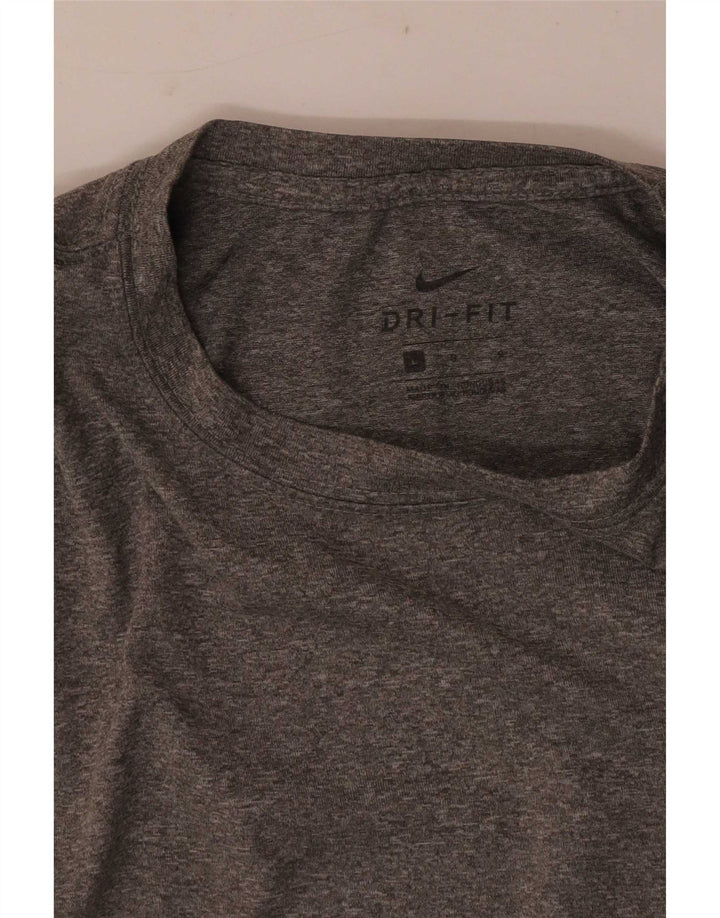 Nike Herren Dri Fit T-Shirt Top Large Grau