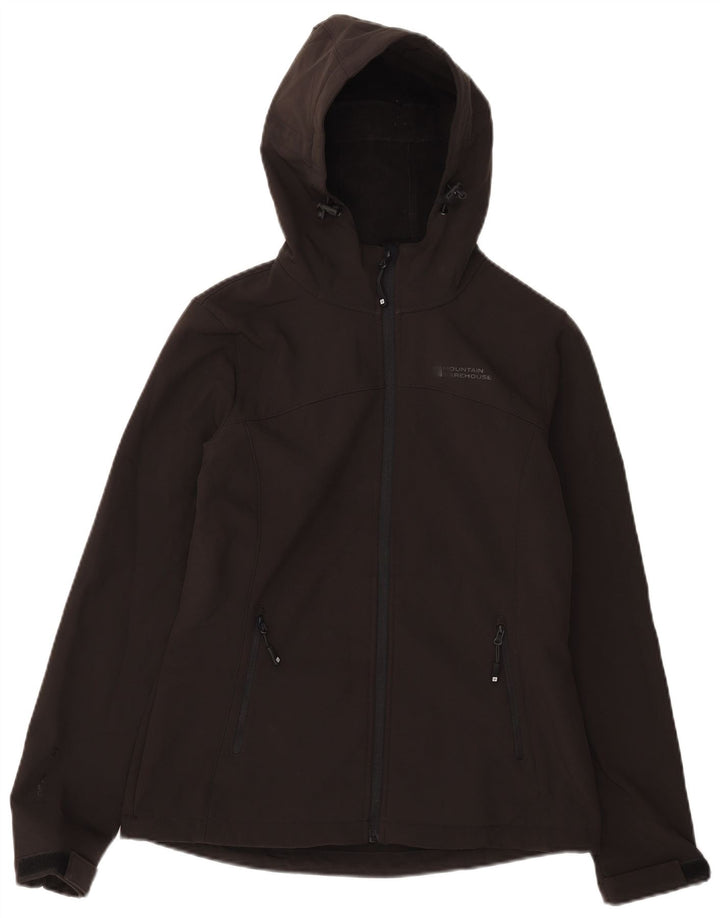 Mountain Warehouse Damen-Windjacke mit Kapuze, Gr. 10, Schwarz