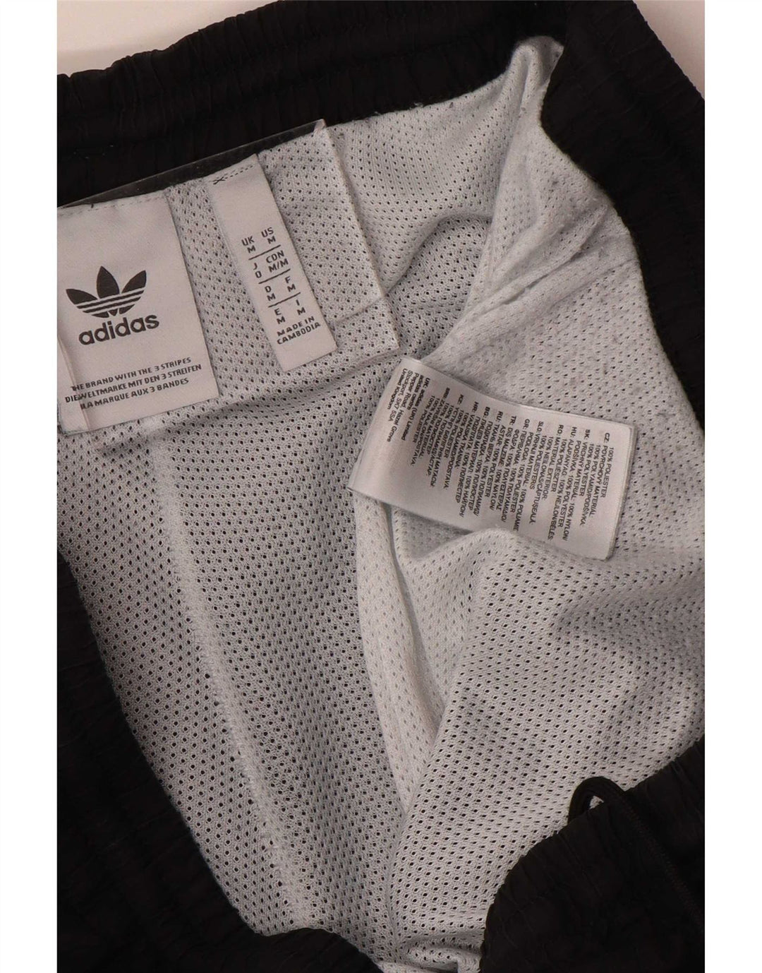 Adidas Herren Graphic Full Trainingsanzug Mittelschwarzes Polyester