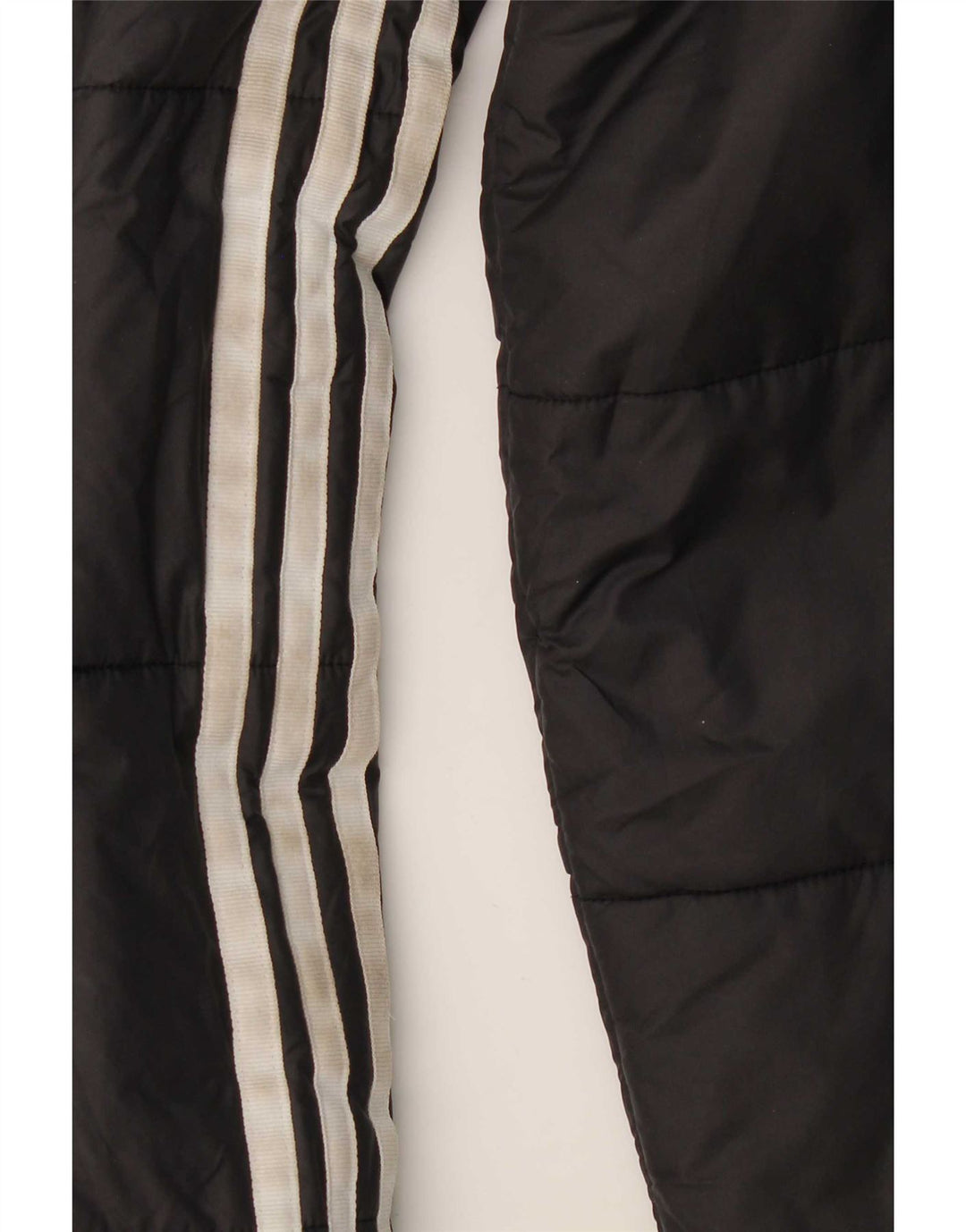 Adidas Damen Kapuzenjacke, gepolstert, UK 12, mittelschwarz, Polyester