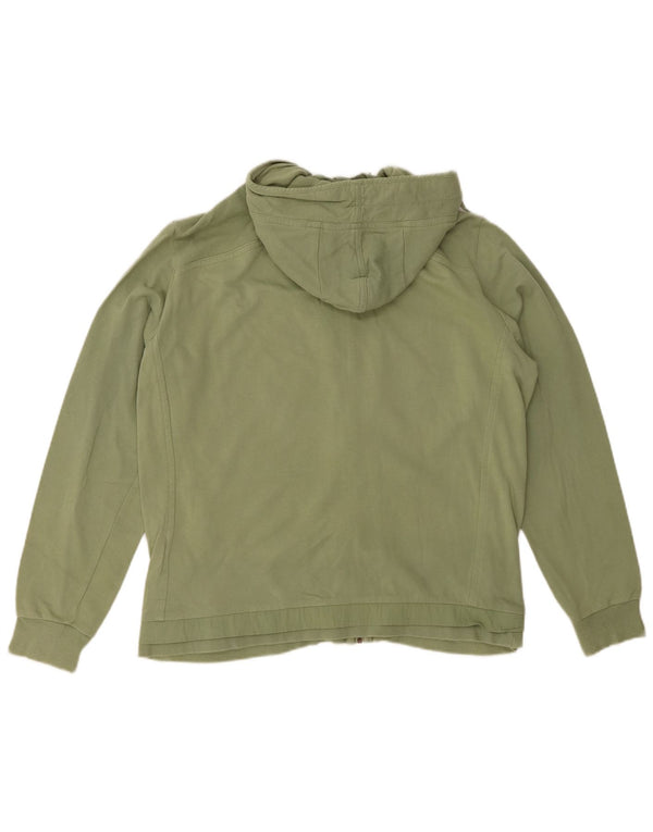 CHAMPION Damen-Kapuzenpullover mit Reißverschluss, UK 14, mittlere Khaki-Baumwolle