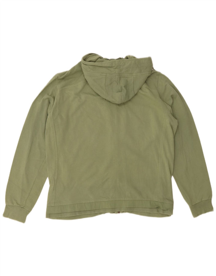 CHAMPION Damen-Kapuzenpullover mit Reißverschluss, UK 14, mittlere Khaki-Baumwolle