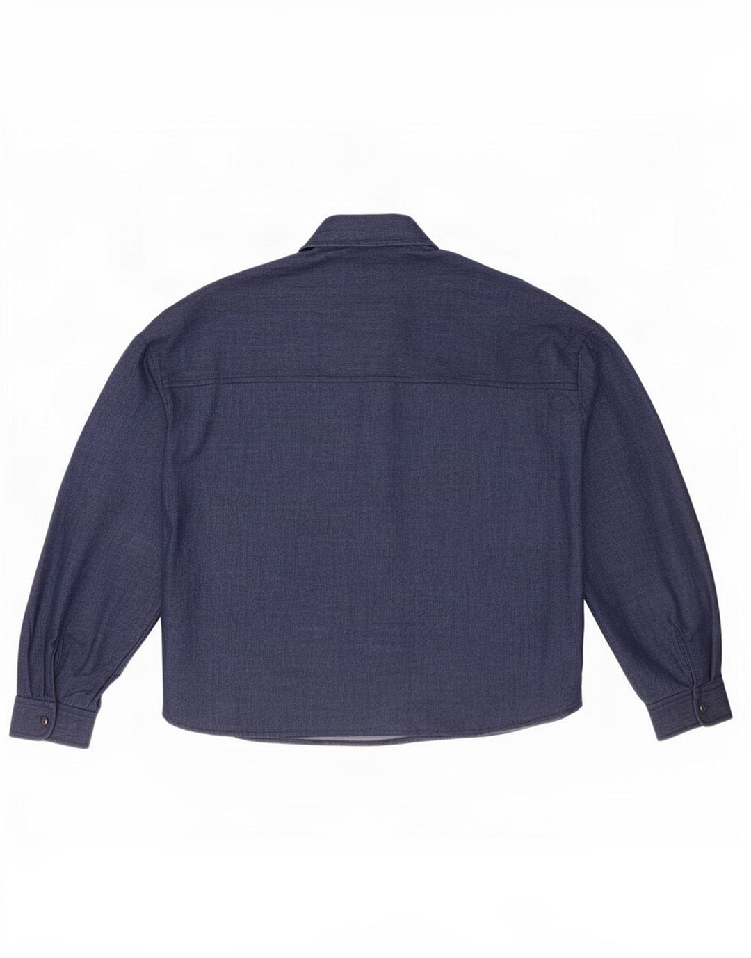 Zara Damen Übergroßes Hemd UK 6 XS Marineblau Polyester